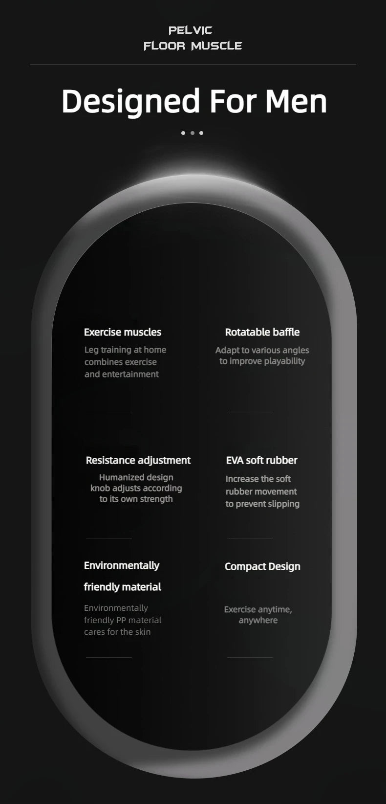 Kegel Pelvic Muscle Trainer – Home Exercise Device for Women