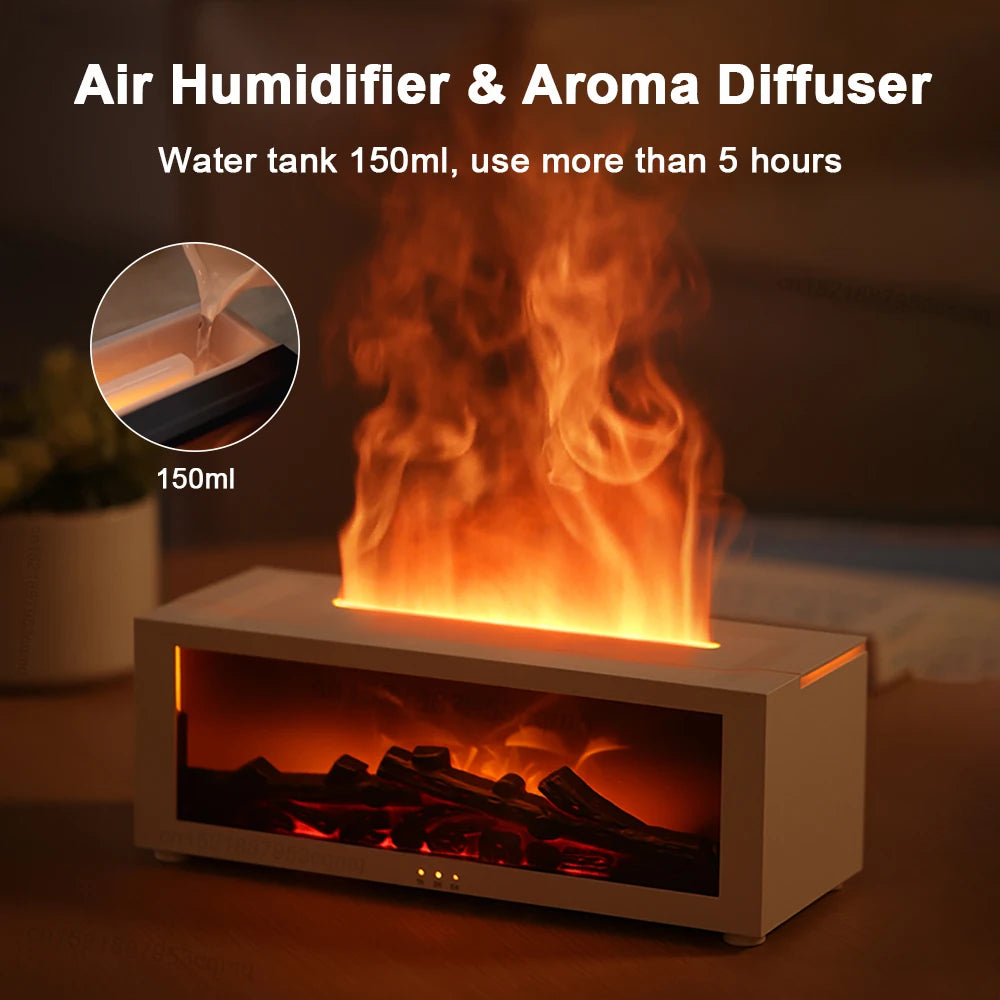 Air Humidifier & Aroma Diffuser with LED