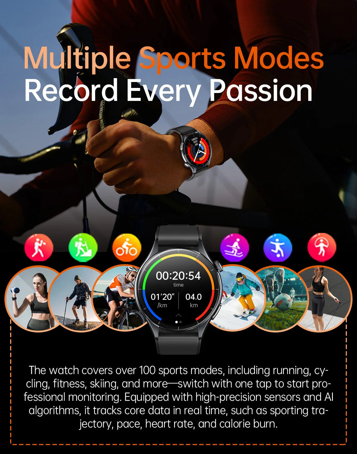 2025 ECG+PPG Smart Health Watch