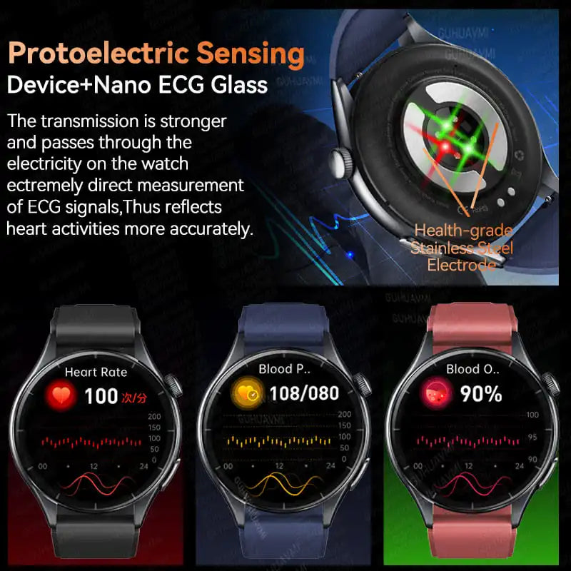 2025 ECG+PPG Smart Health Watch