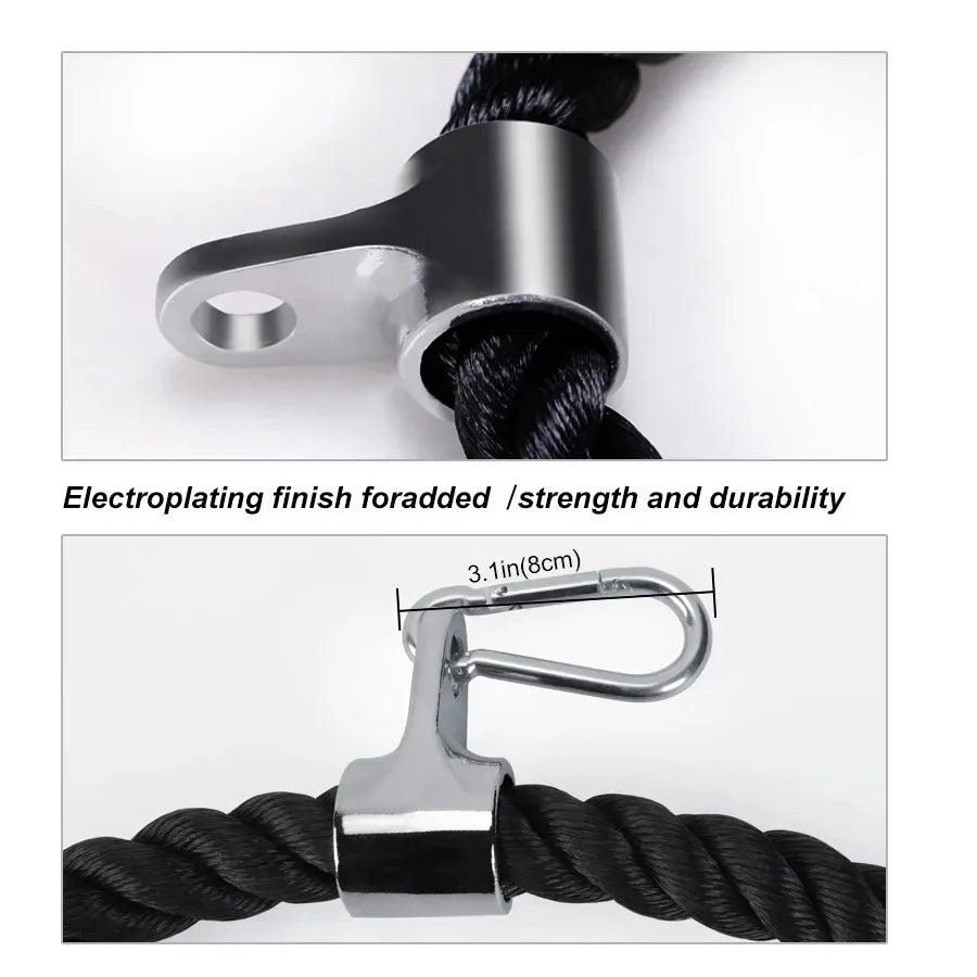 Triceps & Face Pull Rope – Gym Accessory