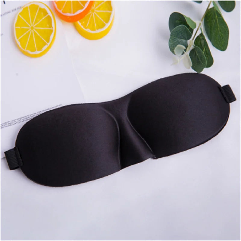 3D Padded Sleep Mask – Light-Blocking Blindfold