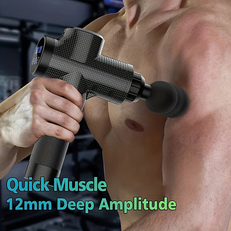 30-Level Electric Massage Gun for Deep Muscle Relief