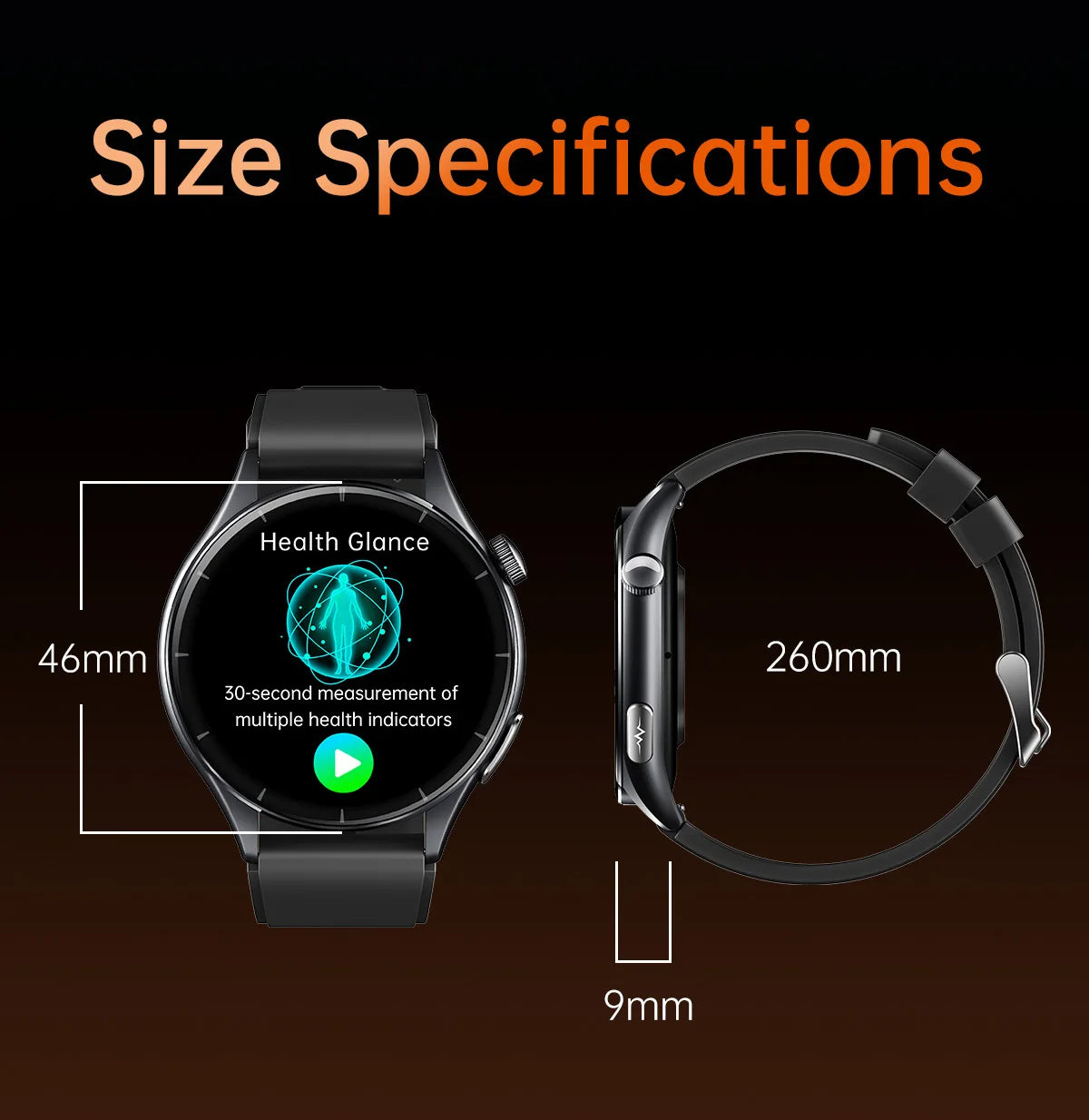 2025 ECG+PPG Smart Health Watch