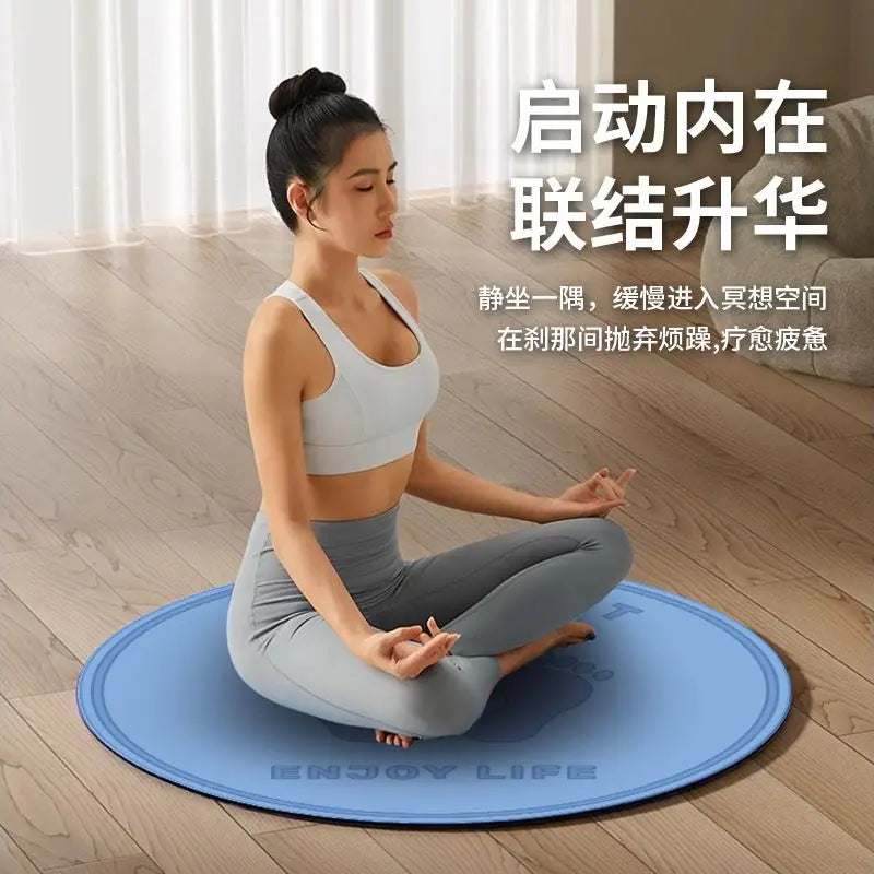 Circular Shock-Absorbing Yoga & Fitness Mat