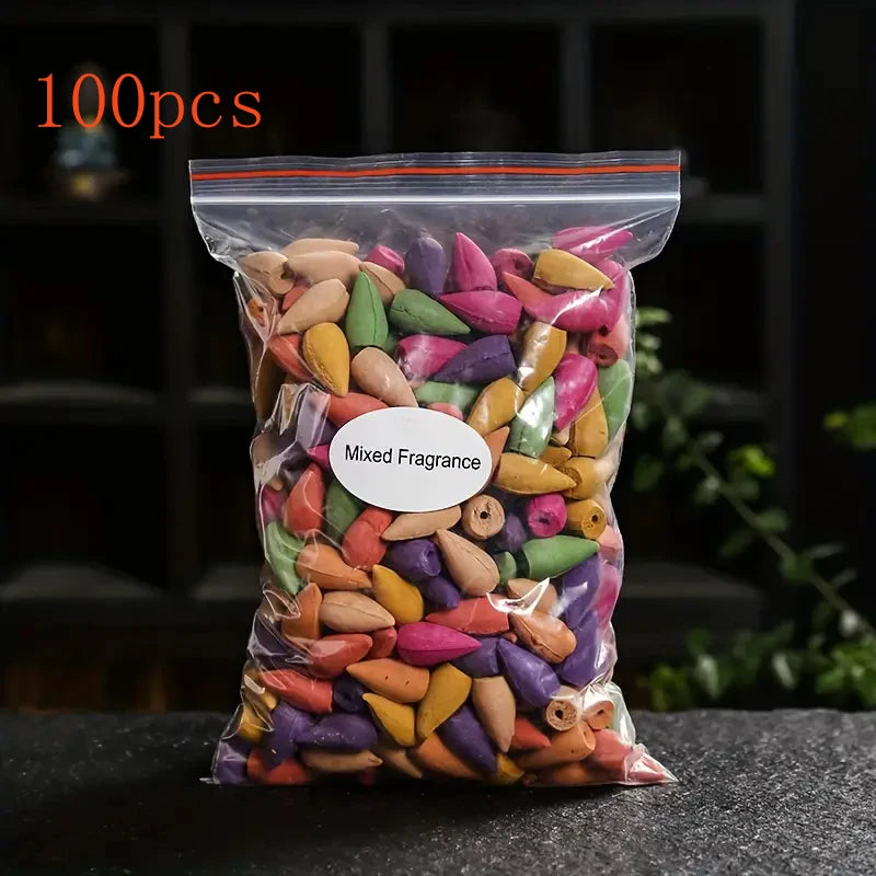 Mixed Scent Backflow Incense Cones