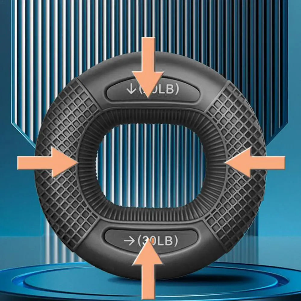 Silicone Finger & Hand Strengthener Ring – Grip Trainer for Muscle Exercise