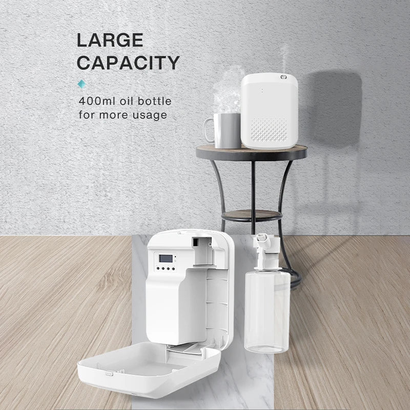 Smart Aroma Diffuser – Bluetooth Essential Oil Fragrance Machine for Home & Hotels (500m³ Coverage)