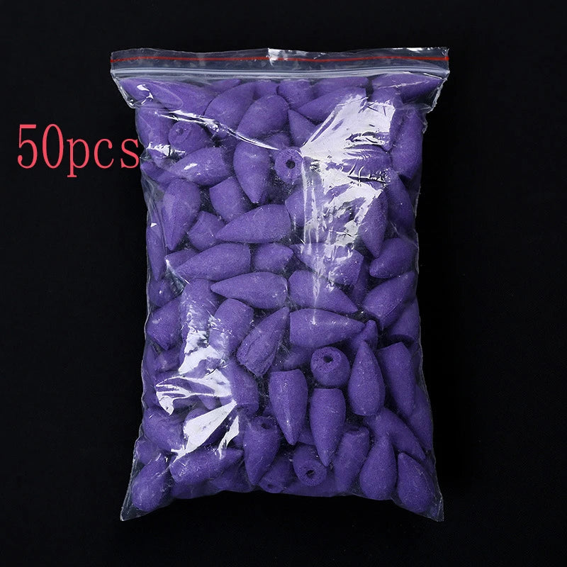 Mixed Scent Backflow Incense Cones