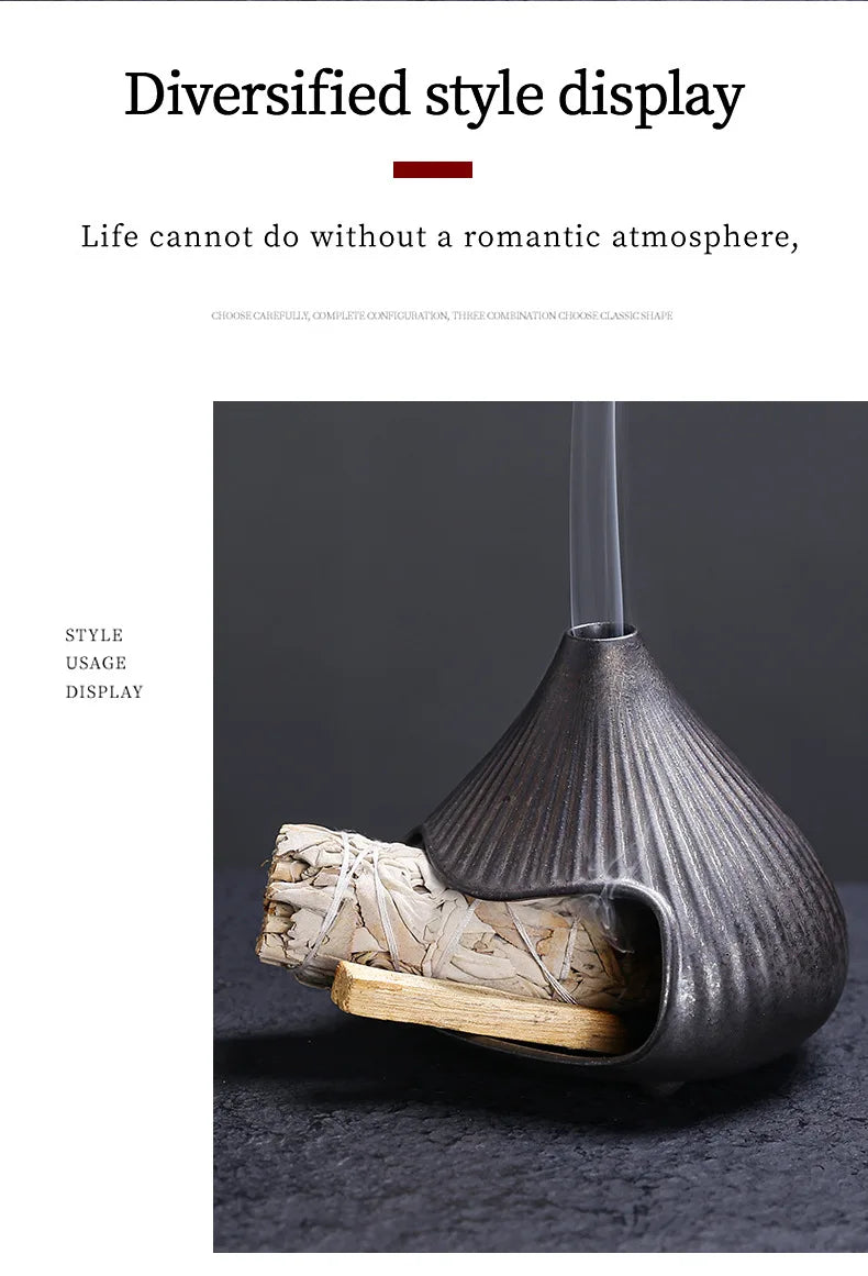 Ceramic Mount Fuji Incense Burner