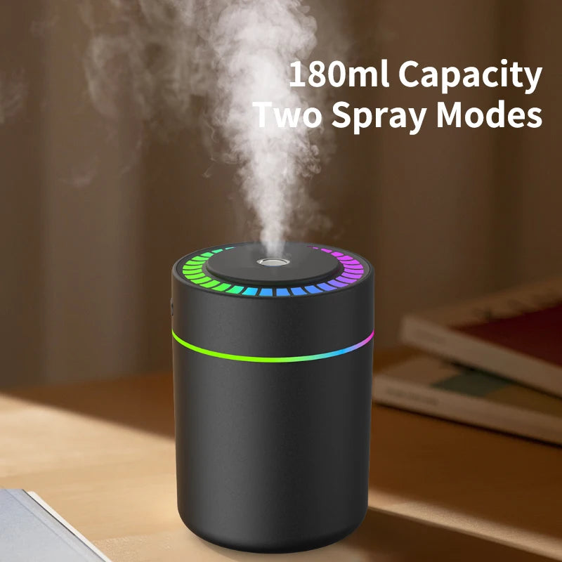 180ml Aromatherapy Air Humidifier with LED Lights