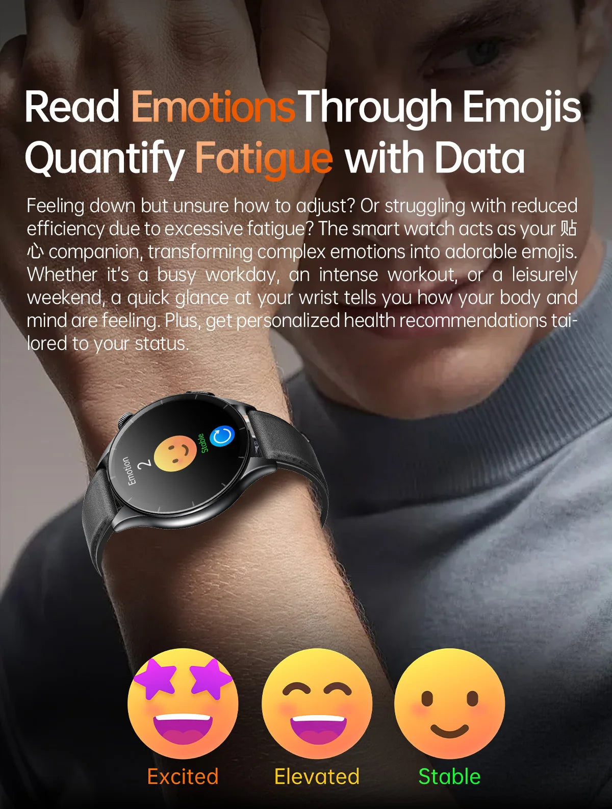 2025 ECG+PPG Smart Health Watch