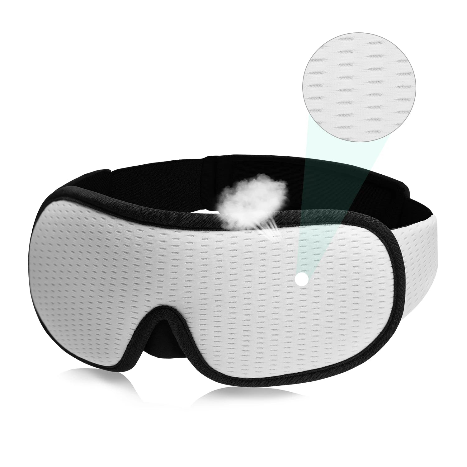 3D Padded Sleep Mask – Light-Blocking Blindfold