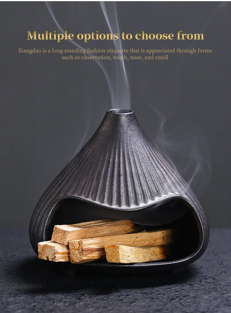 Ceramic Mount Fuji Incense Burner