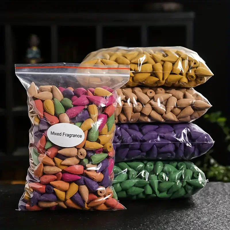 Mixed Scent Backflow Incense Cones