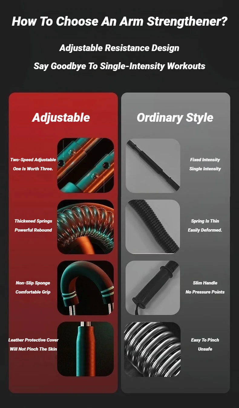 Adjustable U-Shaped Arm & Chest Exerciser – Upper Body Strength Trainer