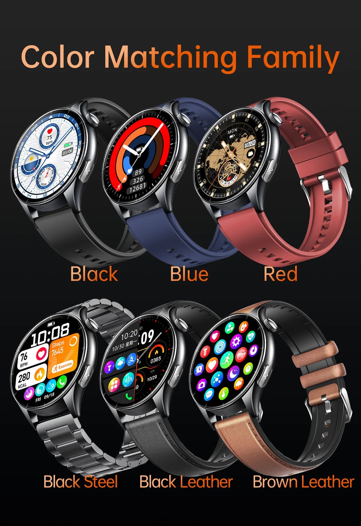 2025 ECG+PPG Smart Health Watch