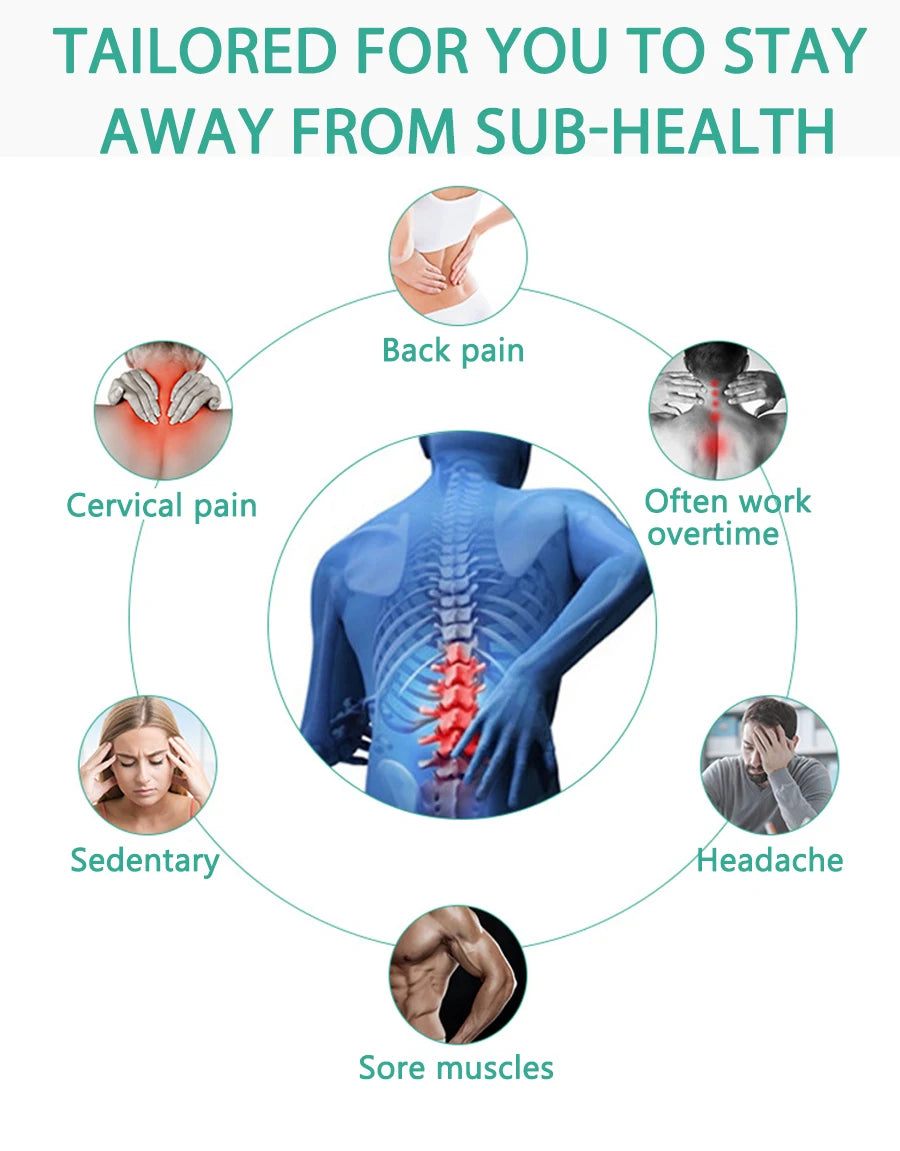 EMS Muscle Stimulator – Pain Relief Digital Therapy Body Massager for Home Use