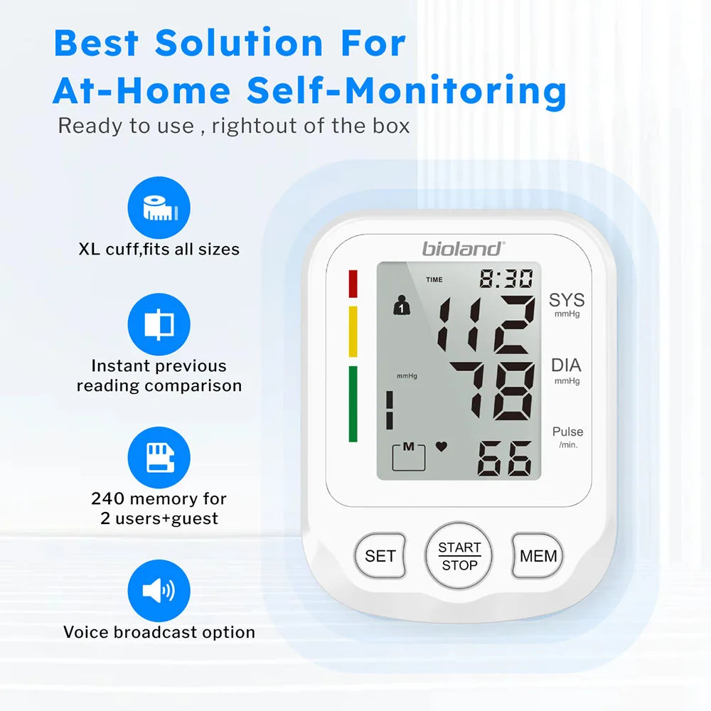 Automatic Upper Arm Blood Pressure Monitor