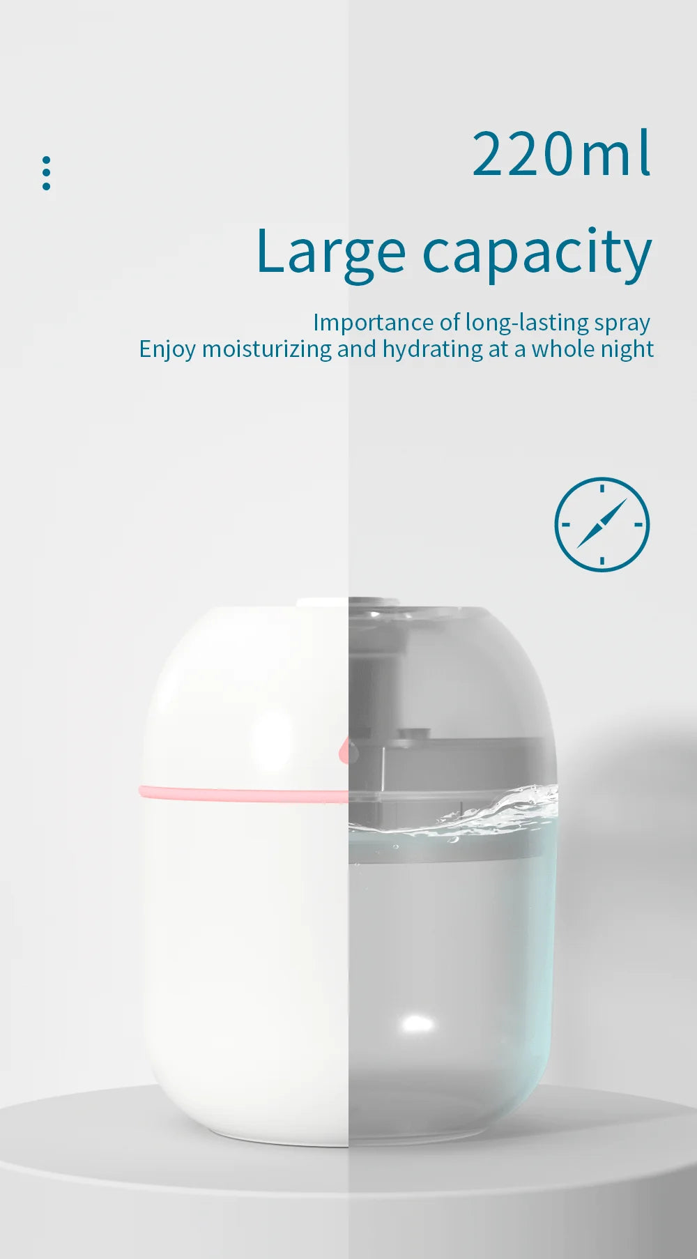 Portable USB Mini Humidifier & Essential Oil Diffuser