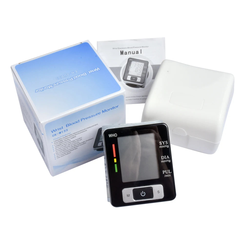 Medical Wrist Blood Pressure Monitor – High Accuracy Digital Electronic Sphygmomanometer