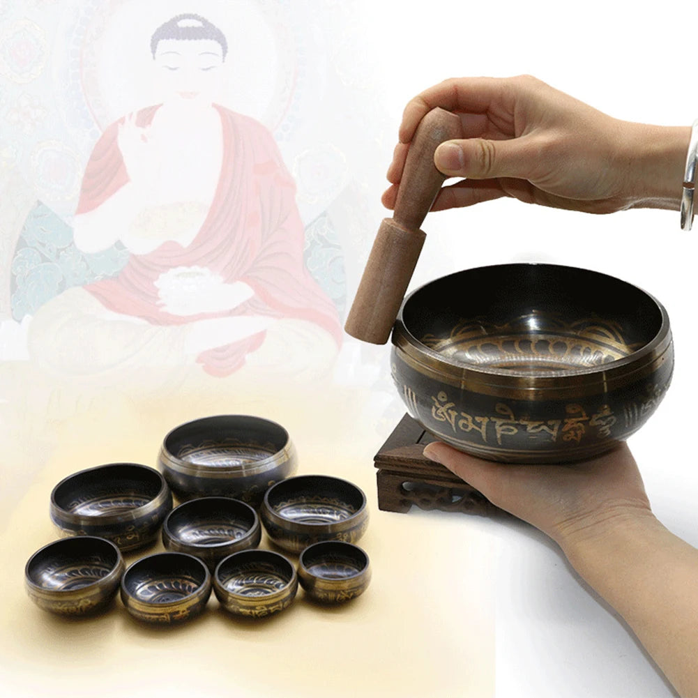 Buddha Tibetan Metal Singing Bowl