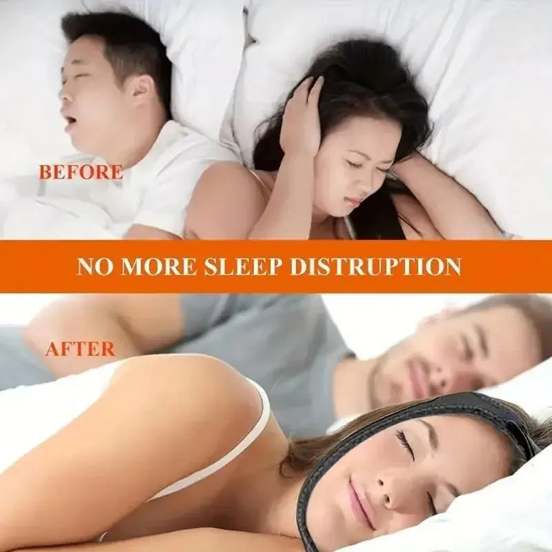 Anti-Snoring Chin Strap for Open Mouth Sleep