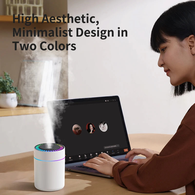 180ml Aromatherapy Air Humidifier with LED Lights