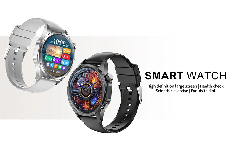 2025 Men’s GPS Smartwatch – AMOLED & NFC