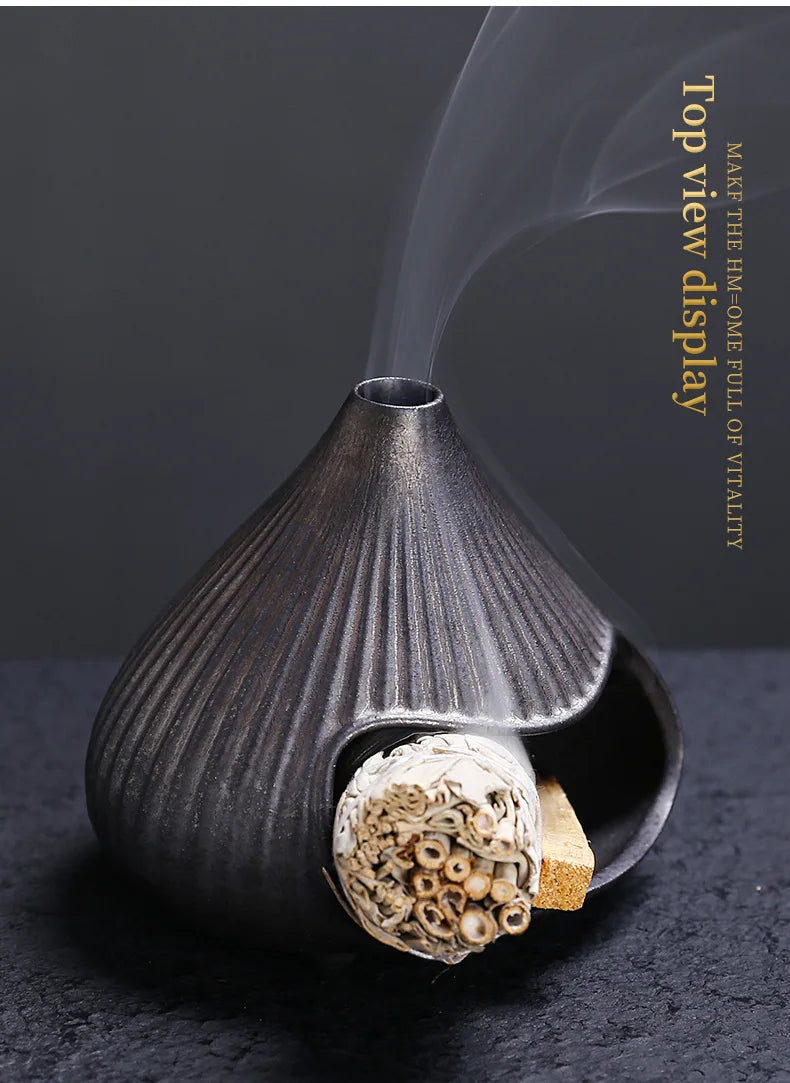 Ceramic Mount Fuji Incense Burner