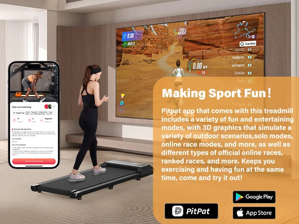 2.5HP 300lbs Treadmill for Home – 2-in-1 Walking Pad & Running Machine with LCD Display