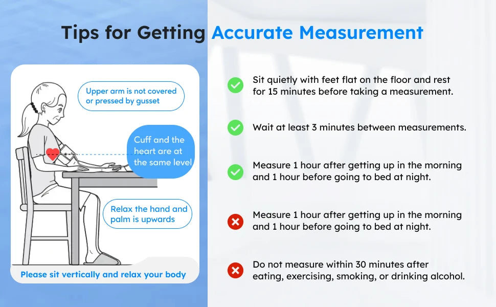 Automatic Upper Arm Blood Pressure Monitor
