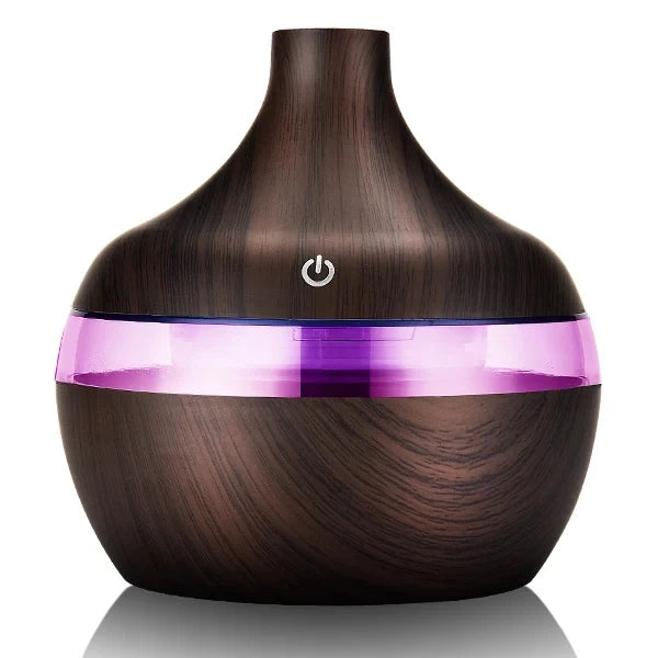 300ml Wood Ultrasonic Aroma Humidifier