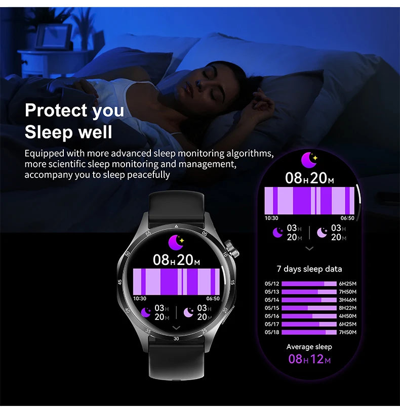 2025 Men’s GPS Smartwatch – AMOLED & NFC