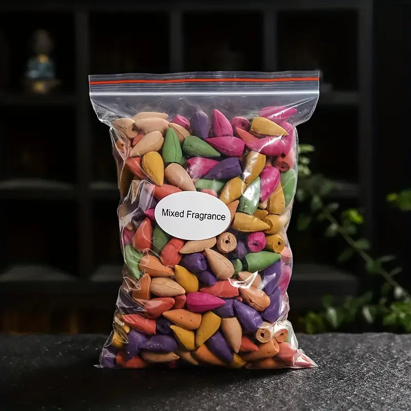 Mixed Scent Backflow Incense Cones