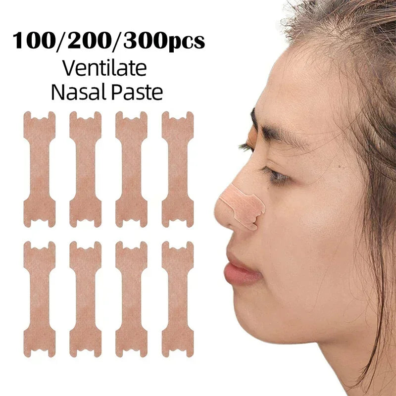 Breathable Anti-Snoring Nasal Strips – 100/200/300pcs