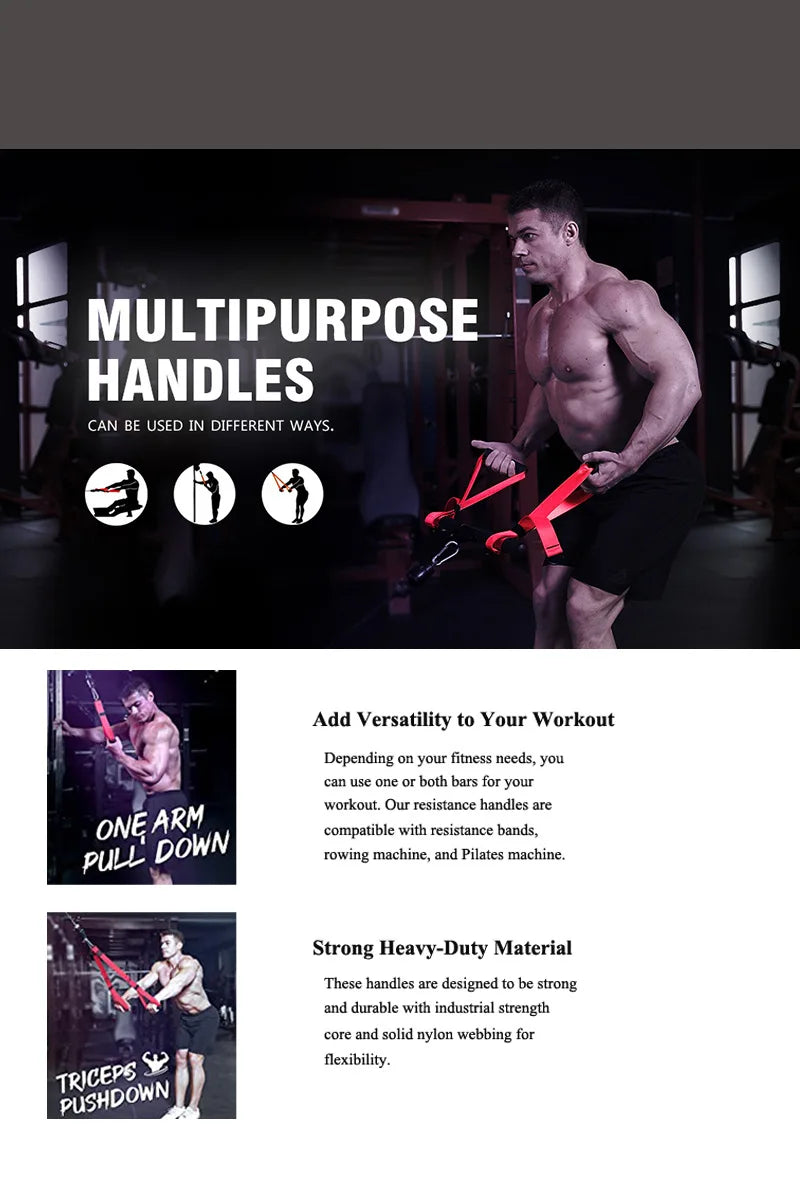 Triceps & Face Pull Rope – Gym Accessory