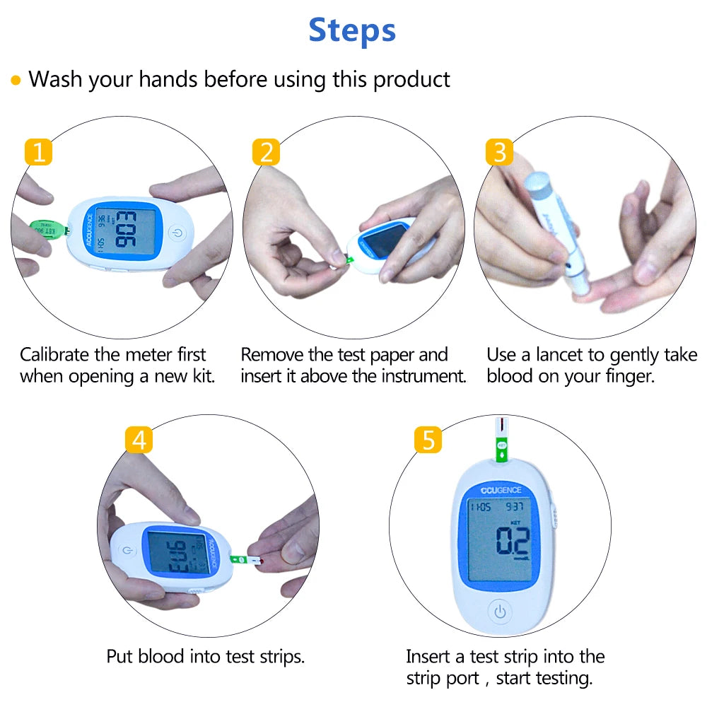 Fast Blood Ketone Test Meter Kit