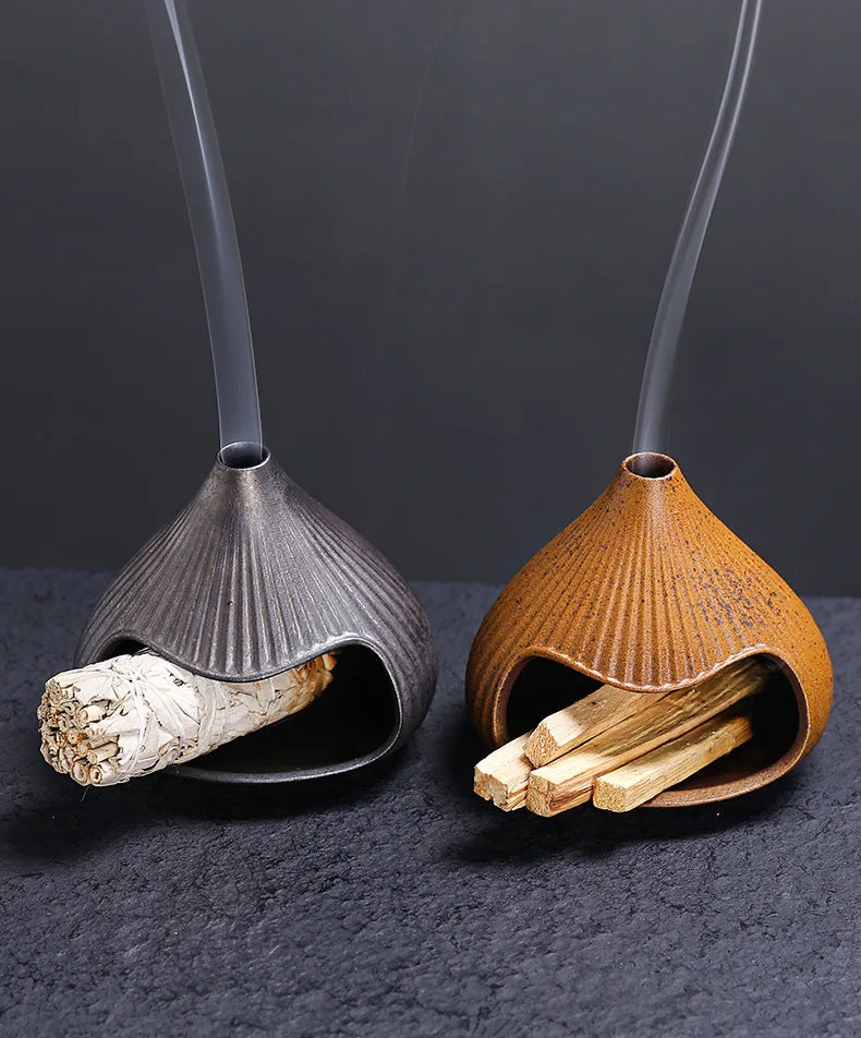 Ceramic Mount Fuji Incense Burner