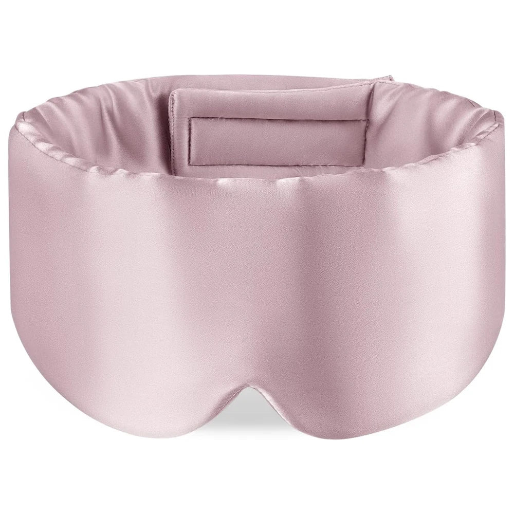 100% Mulberry Silk Sleep Mask – Padded Eyepatch