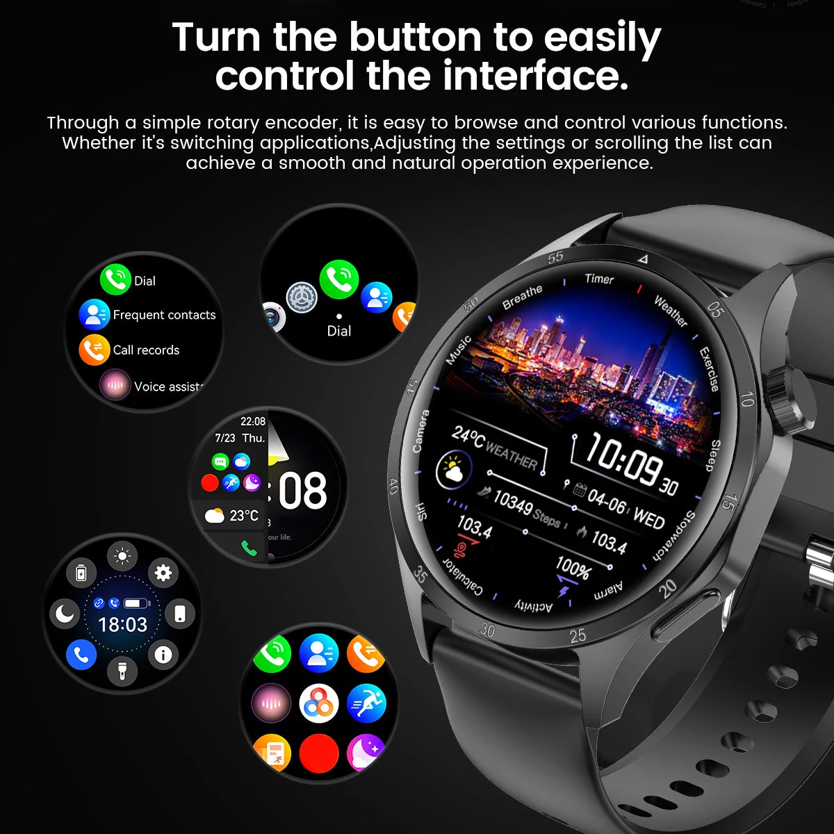 2025 Men’s GPS Smartwatch – AMOLED & NFC