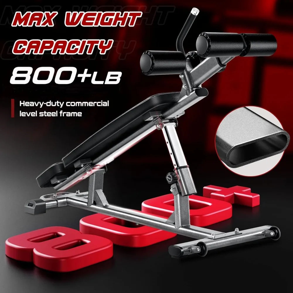 Professional Adjustable Sit-Up & Weight Bench