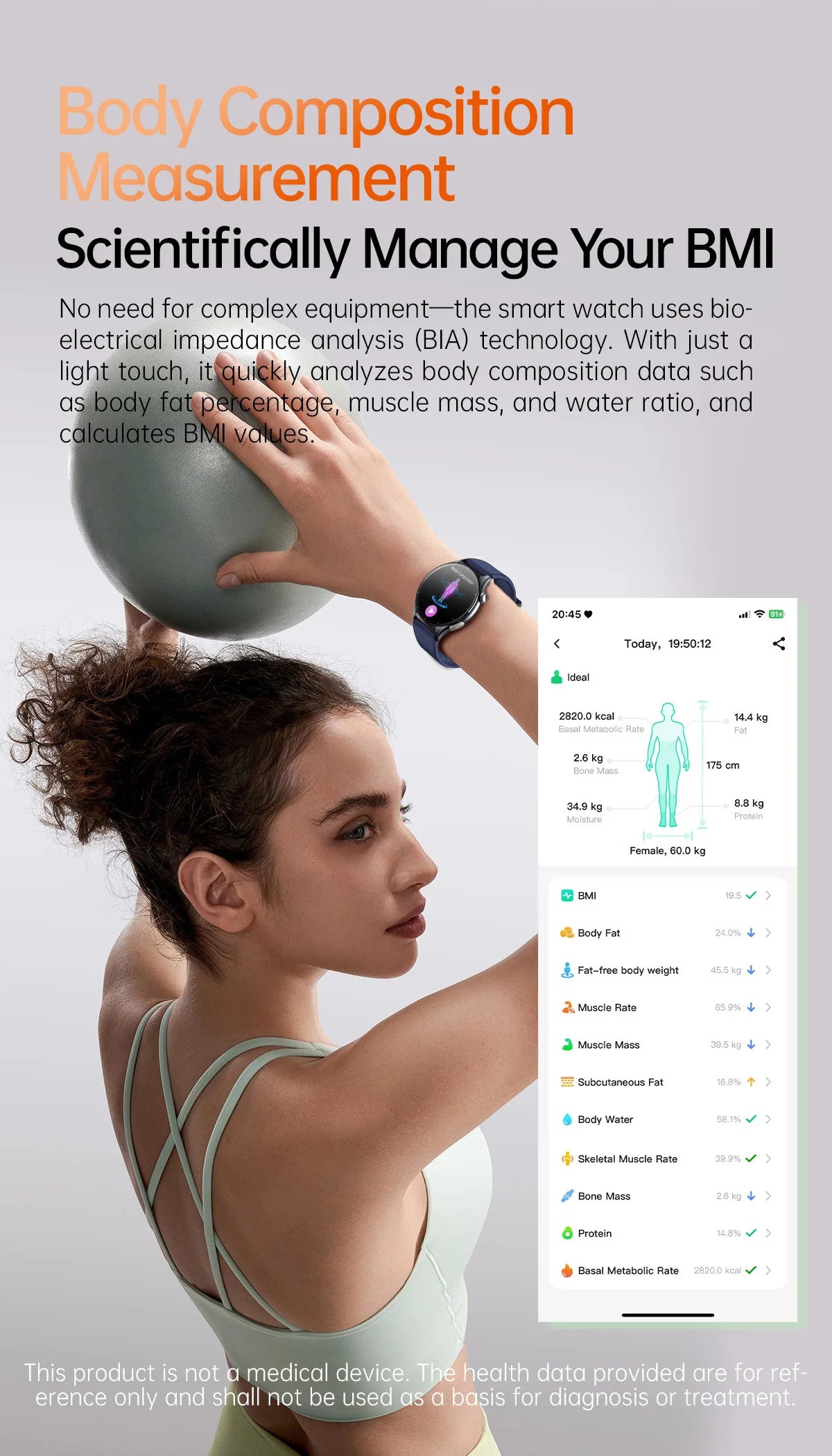 2025 ECG+PPG Smart Health Watch