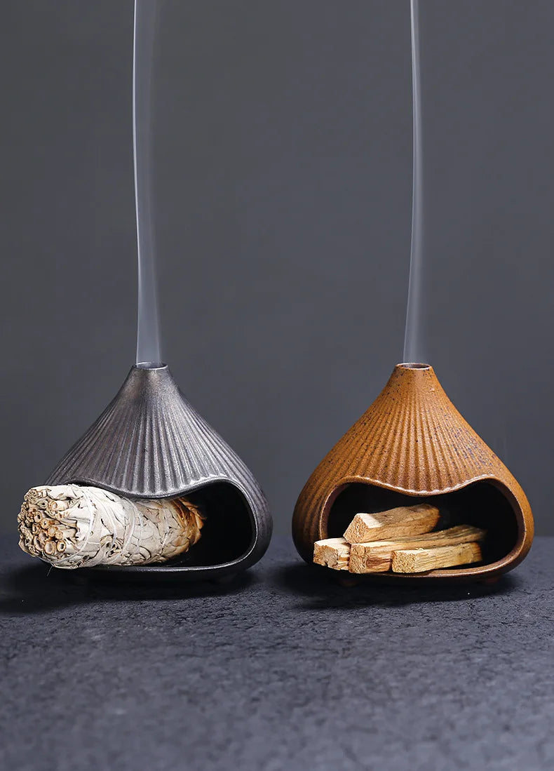 Ceramic Mount Fuji Incense Burner