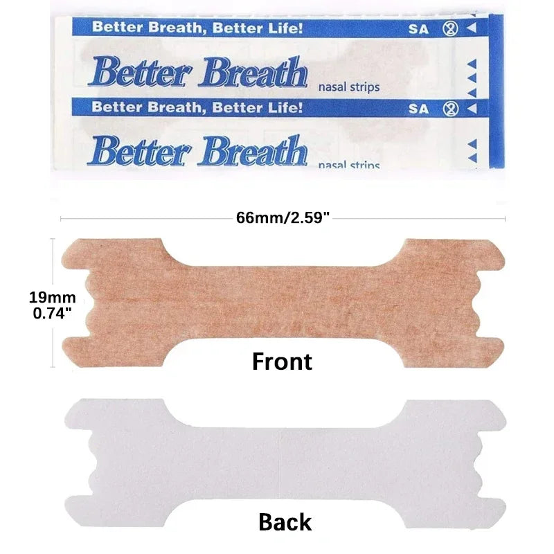 Breathable Anti-Snoring Nasal Strips – 100/200/300pcs