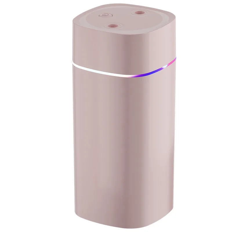 Dual-Nozzle USB Humidifier – Super Mist & Quiet