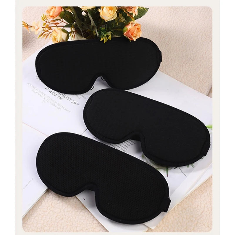 3D Sleep Mask – Soft Memory Foam Eyeshade Light Blocking Blindfold for Sleeping