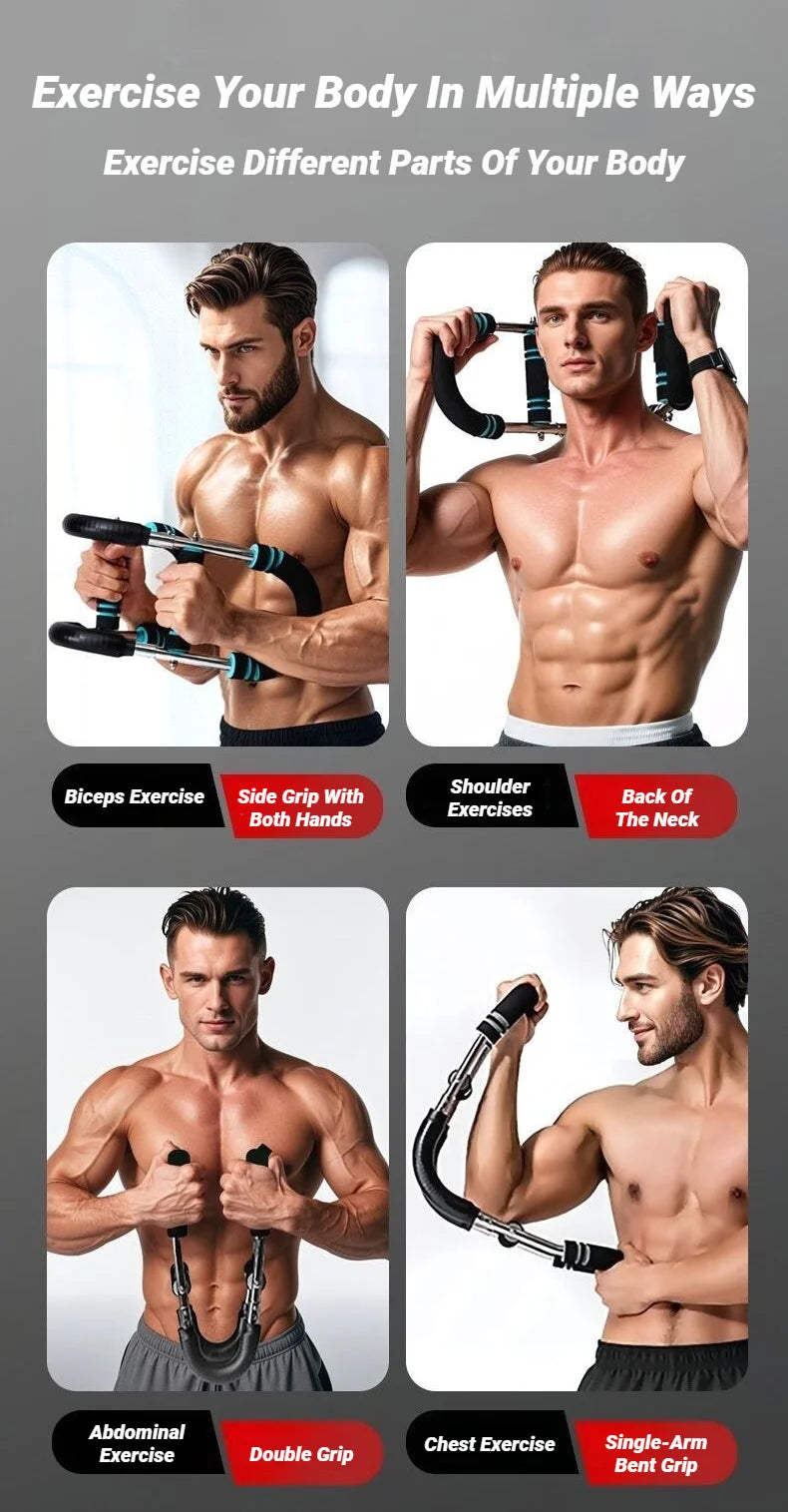 Adjustable U-Shaped Arm & Chest Exerciser – Upper Body Strength Trainer