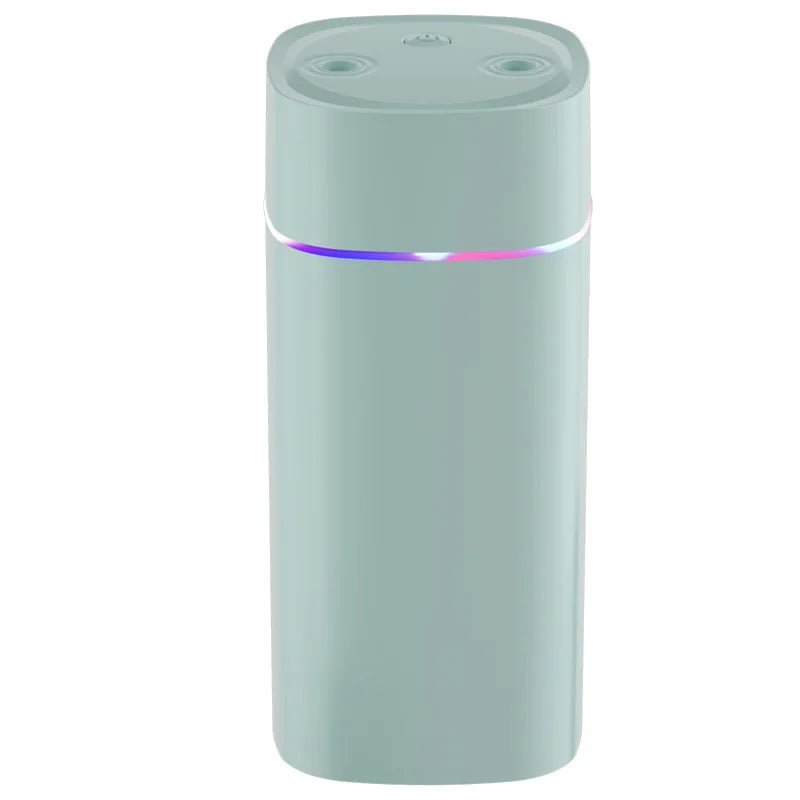 Dual-Nozzle USB Humidifier – Super Mist & Quiet