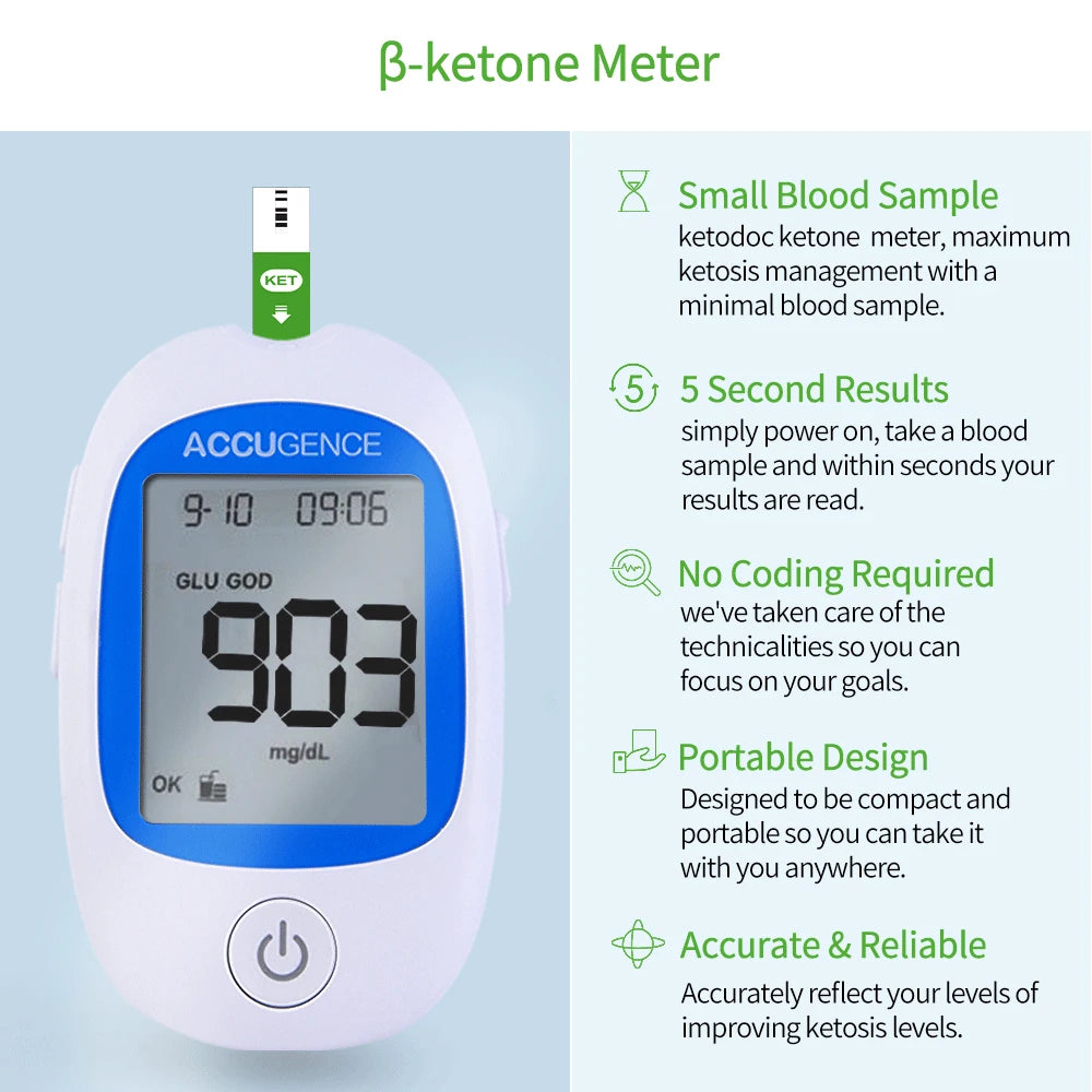 Fast Blood Ketone Test Meter Kit